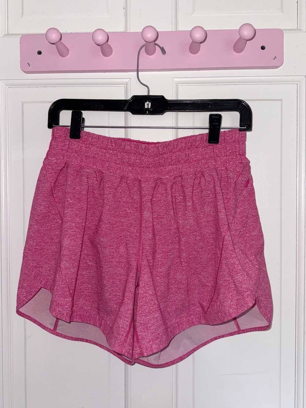 lululemon athletica Track That Pink Women's Athletic Shorts, High Rise